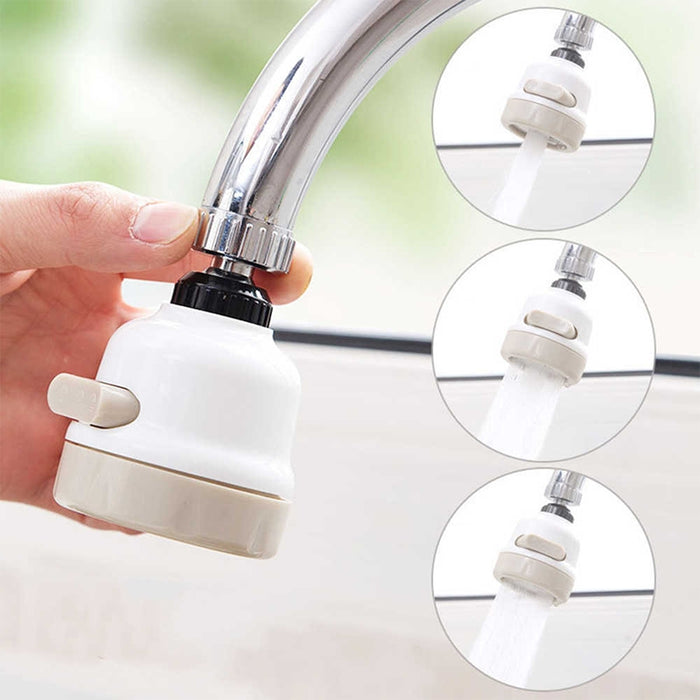 Kitchen Faucet 3 Modes 360° Rotating Aerator High Pressure