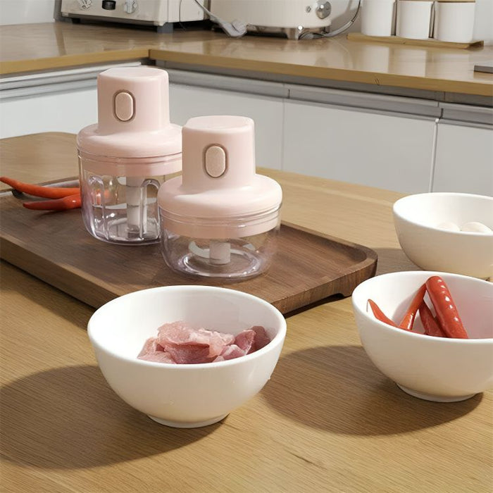 ChopEasy Mini, Cordless USB Chopper for Vegetables and Meat