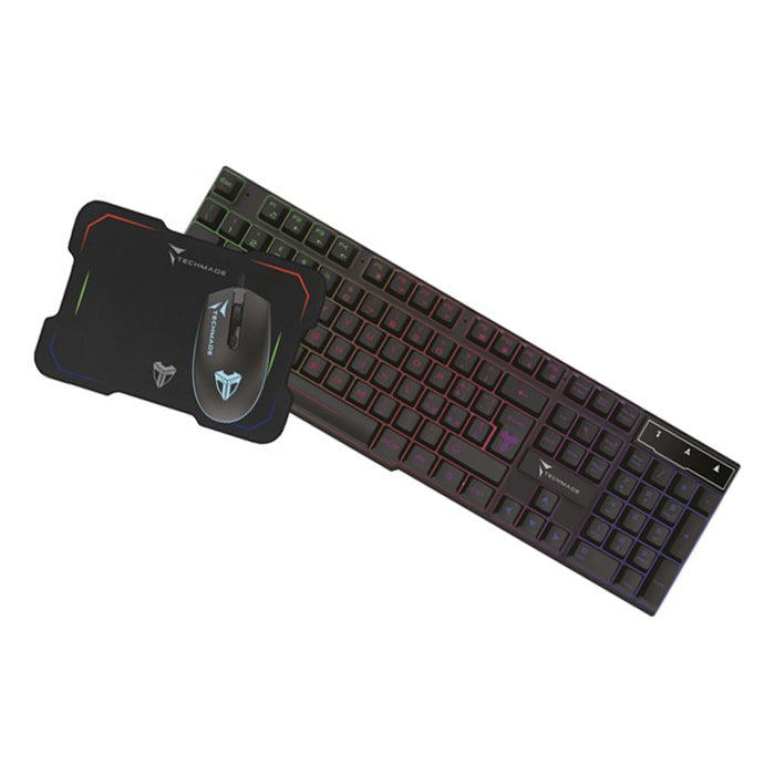 Combo Gaming Tastiera RGB con Mouse e Tappetino