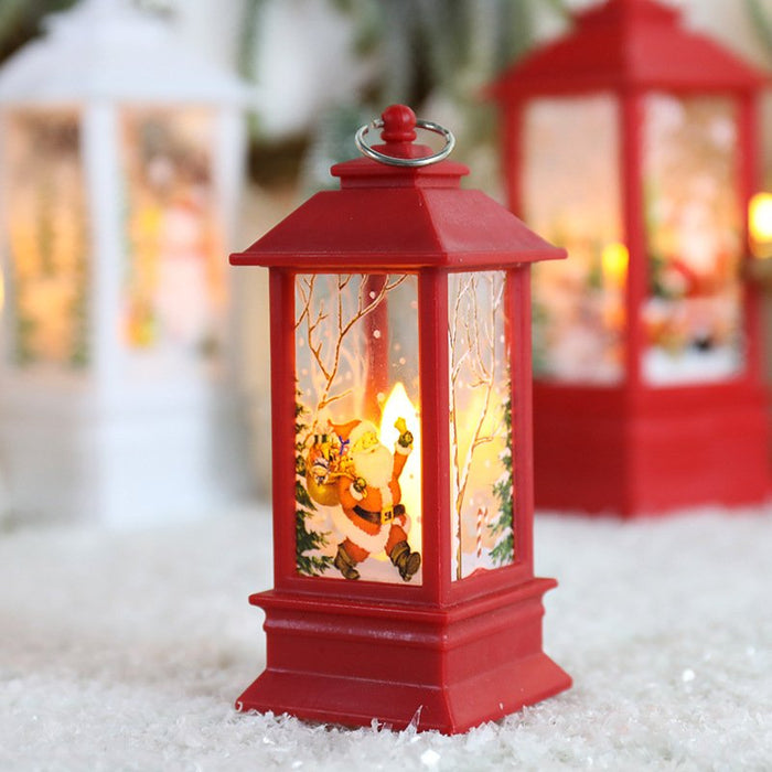 Mini LED Lantern with Christmas Motif