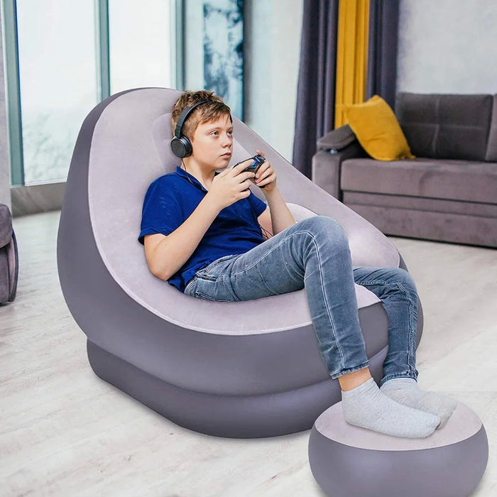 Avenli Deluxe Inflatable Chair with Footrest