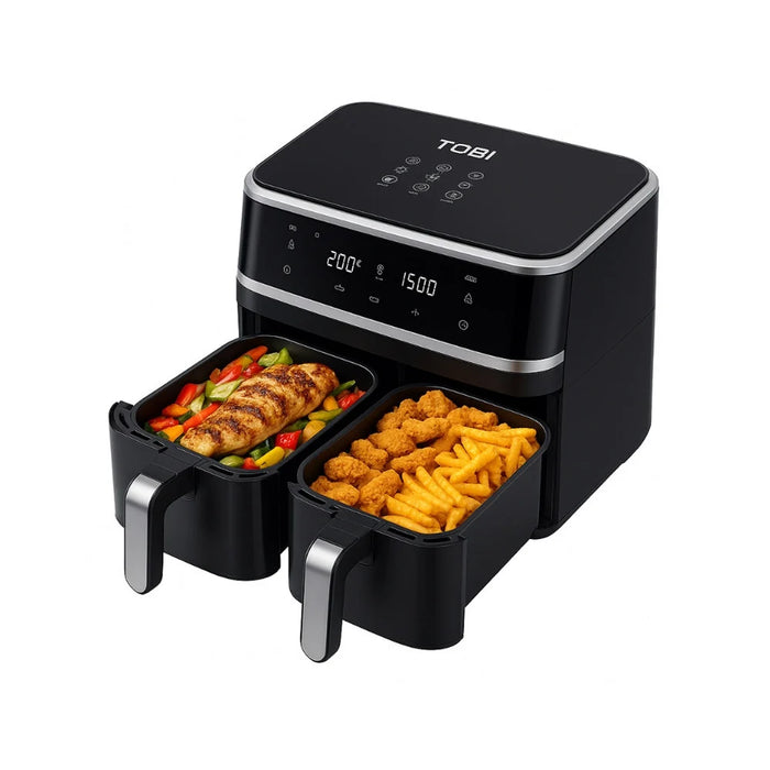 Friggitrice ad Aria Dual Zone Doppio Cestello 15L