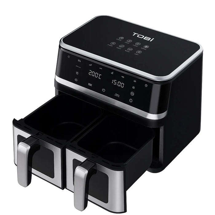 Friggitrice ad Aria Dual Zone Doppio Cestello 15L