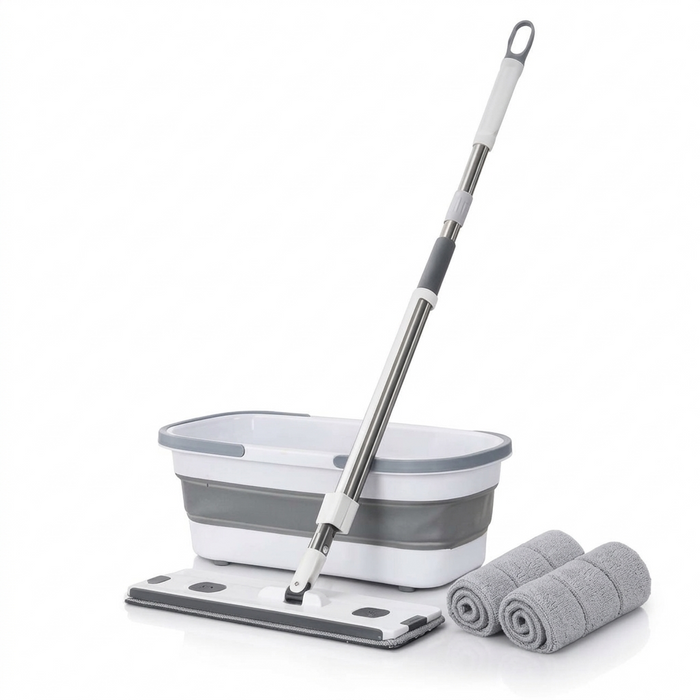 Alice Scopa con Sistema Pulizia a 360° con Secchio Richiudibile