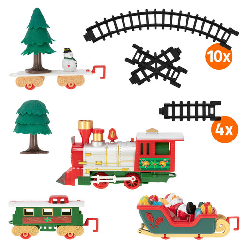 Contenuto del set trenino di Natale da 22 pezzi