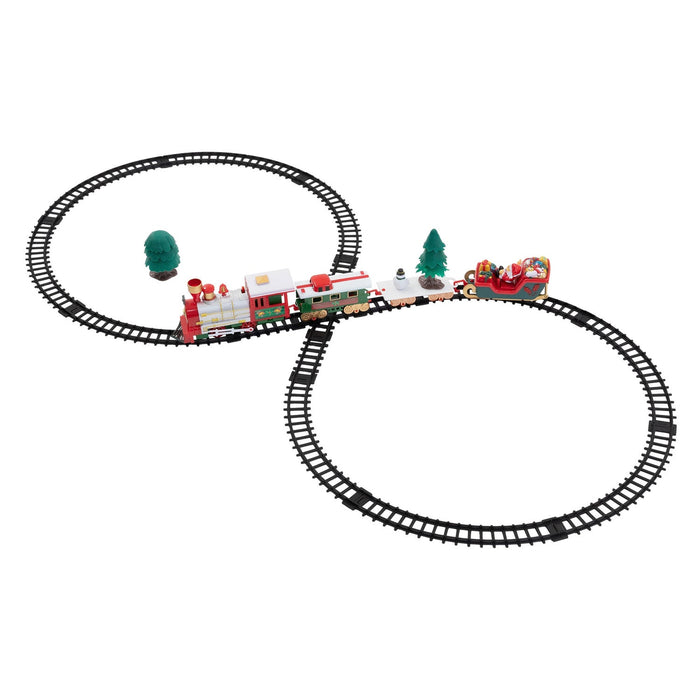 Trenino di Natale sul circuito a otto