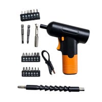 Mini Rechargeable Cordless Electric Screwdriver – 21-Piece Kit
