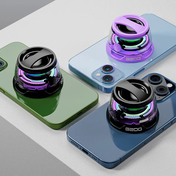 Mini altoparlante Bluetooth portatile, design compatto e facile da trasportare.