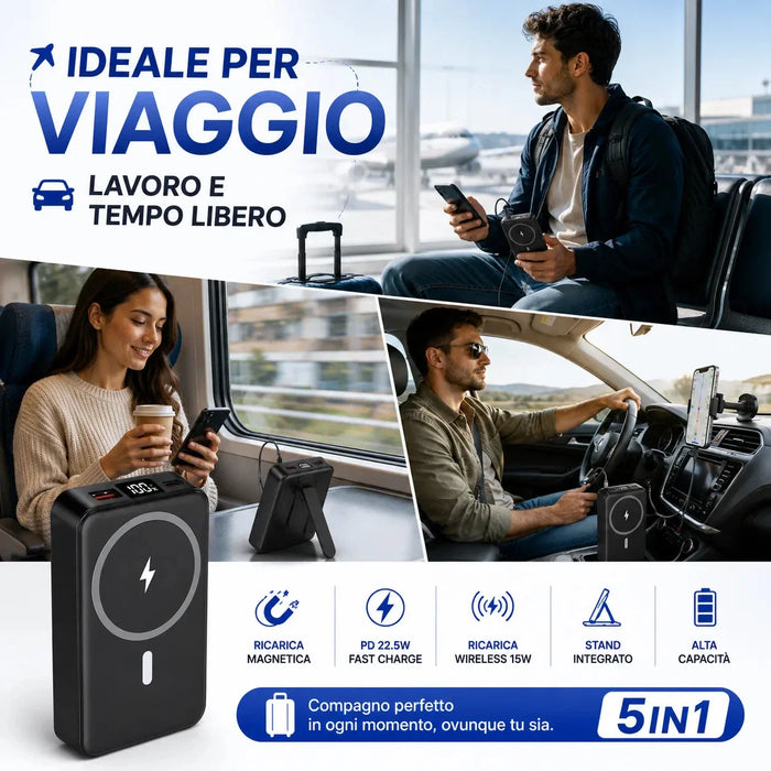 Flux Power, Powerbank Wireless Magnetico