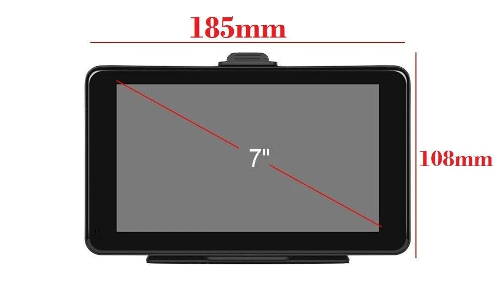Monitor Touch Screen 7" Portatile con CarPlay e Android Auto
