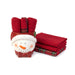 Set cucina vaso pupazzo di neve con 3 strofinacci