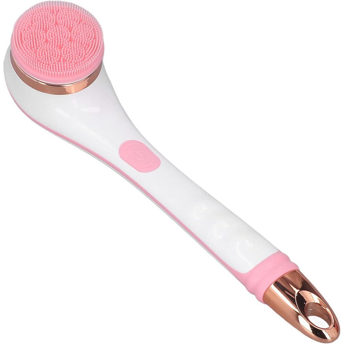 Spazzola elettrica da doccia 4 in 1 rosa con manico lungo