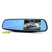 Specchietto retrovisore con dashcam e schermo integrato